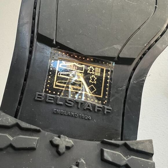 Belstaff Boots Women's Size 6.5 37 Pettra Boot In Black Leather Combat - Picture 10 of 16